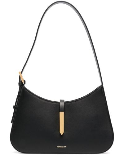DeMellier London Tokyo Leather Shoulder Bag - Women's - Cotton/leather - Black