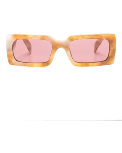 Prada Rectangle Frame Sunglasses - Pink