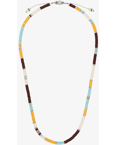 M. Cohen Sterling The Africonda Beaded Necklace - Metallic