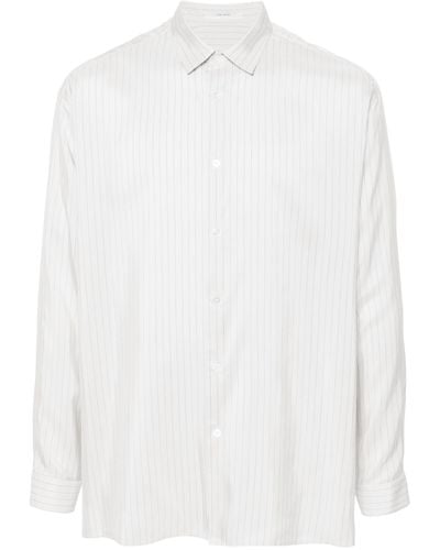 The Row Albie Silk Shirt - White