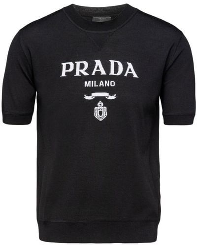 Prada Logo T-shirt - Black