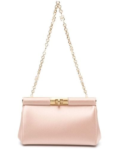 Dolce & Gabbana Pink Marlene Small Shoulder Bag - Women's - Silk/viscose