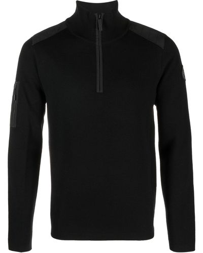 Canada Goose Stormont 1/4 Zip Sweatshirt - Black