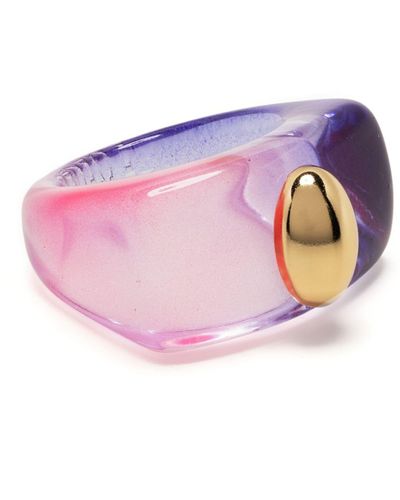 La Manso Gold-tone Disney Princess Ring - Women's - Crystal - Pink