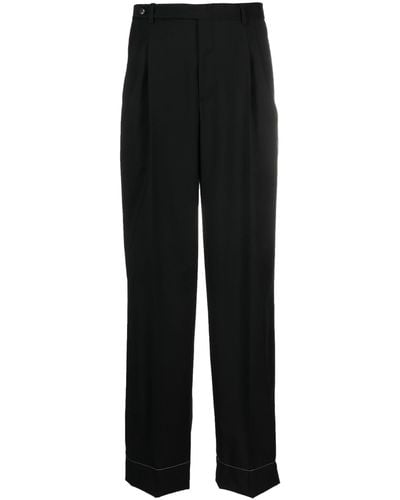 Brioni Pleated Tailored Trousers - Black