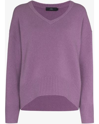arch4 Battersea Chunky Cashmere Sweater - Women's - Cashmere - Purple
