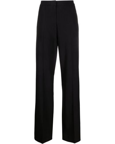 TOVE Amie Straight Tailored Trousers - Black