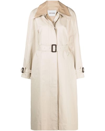 Low Classic Neutral New Armhole Trench Coat - Natural