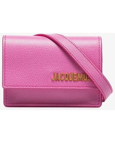 Jacquemus Pink Le Ceinture Bello Leather Belt Bag