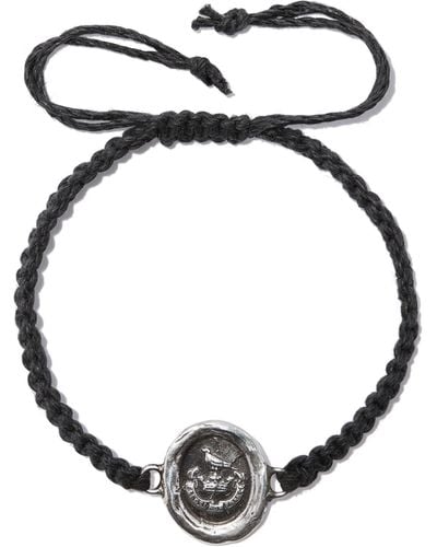 Pyrrha Sterling Unbreakable Braided Bracelet - Black