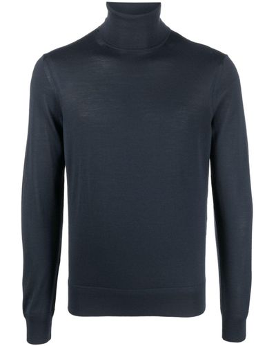 Tom Ford Roll-neck Wool Sweater - Blue