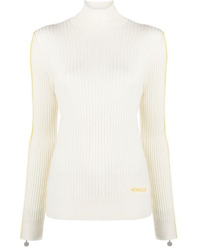 Moncler Polo-neck Sweater - White