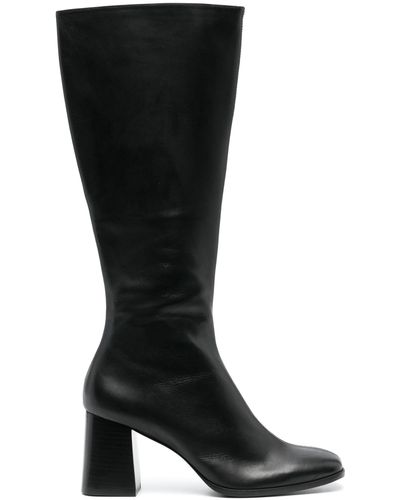 Reformation Nylah Knee-high Leather Boots - Black