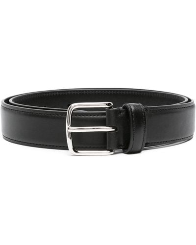 The Row Classic Leather Belt - Black