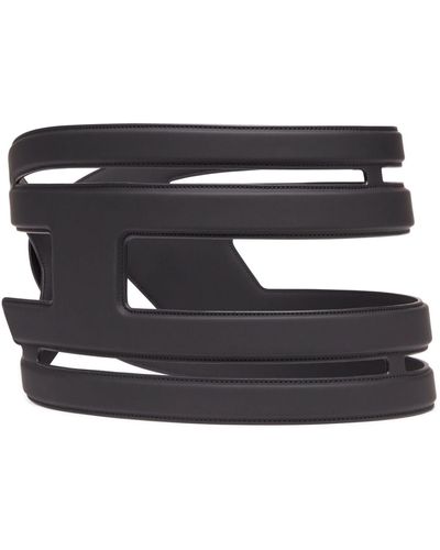 DIESEL B-cage-d Cut-out Belt - Black