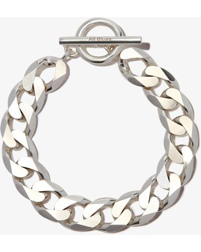All_blues Sterling Moto Chain Bracelet - Metallic