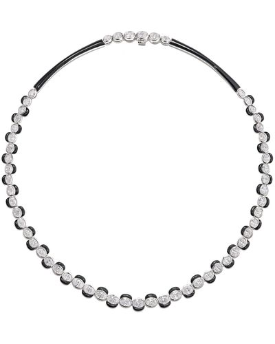 Nikos Koulis 18k Gold Oui Diamond Necklace - Metallic