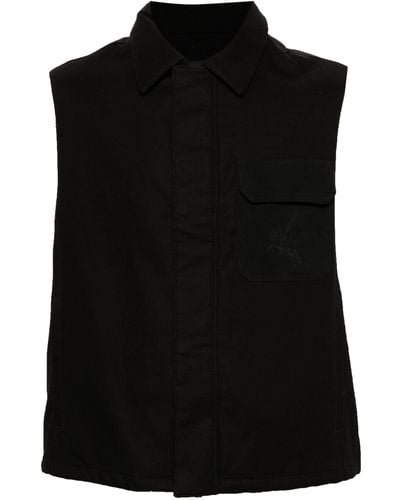 Represent Padded Cotton Gilet - Men's - Cotton/nylon/polyester - Black