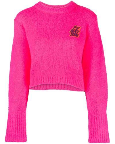 P.E Nation Dondi Knitted Sweater - Pink