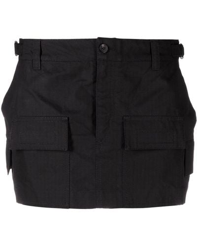 Wardrobe NYC Cargo Mini Skirt - Women's - Cotton - Black