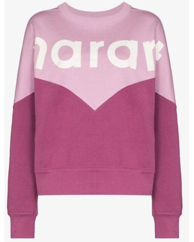 Isabel Marant Logo Print Sweatshirt - Pink
