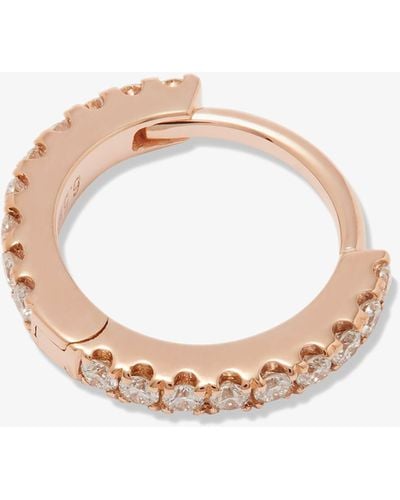 Maria Tash 18k Rose Gold Eternity Diamond Hoop Earring - Women's - Diamond/18kt Rose Gold - Pink