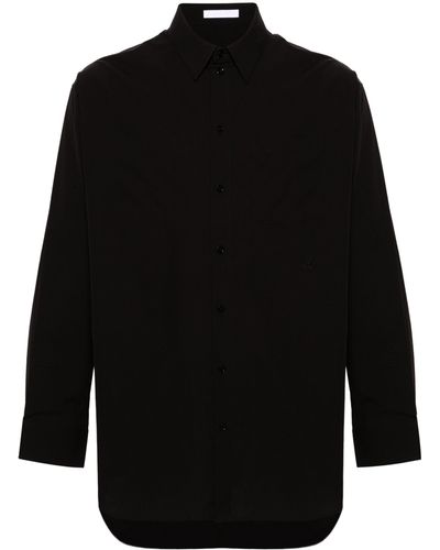 Helmut Lang Button-up Cotton Shirt - Black
