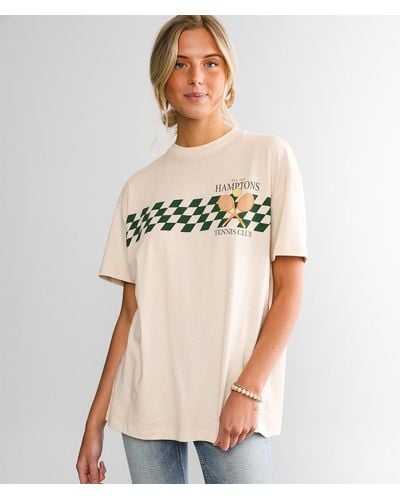 FITZ + EDDI Fitz + Eddi Tennis Club T-shirt - One Size - Natural