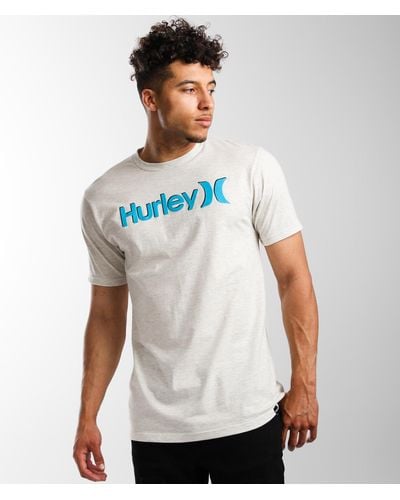 Hurley One & Only Stacked T-shirt - Gray