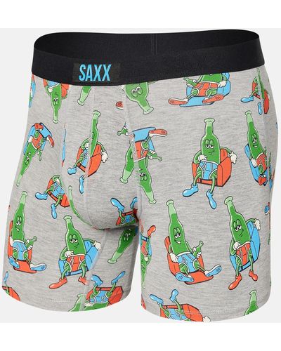 Saxx Underwear Co. Vibe Stretch Boxer Briefs - Green
