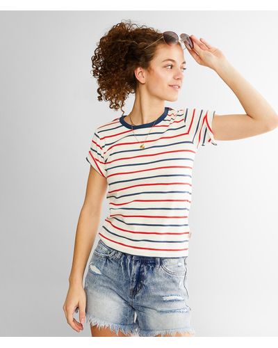 Brixton Samantha Striped Baby T-shirt - Multicolor