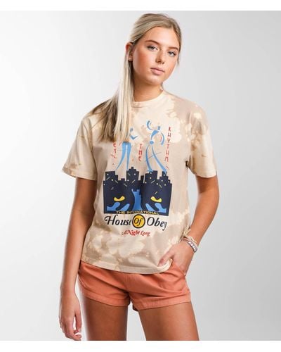 Obey All Night Long T-shirt - Brown