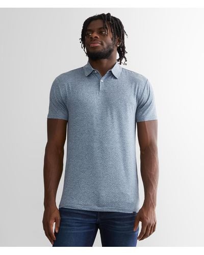 J.B. Holt Mateus Performance Stretch Polo - Blue