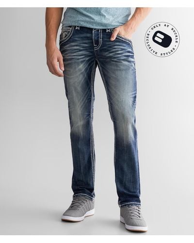 Rock Revival Hansel Slim Straight Stretch Jean in Blue for Men | Lyst