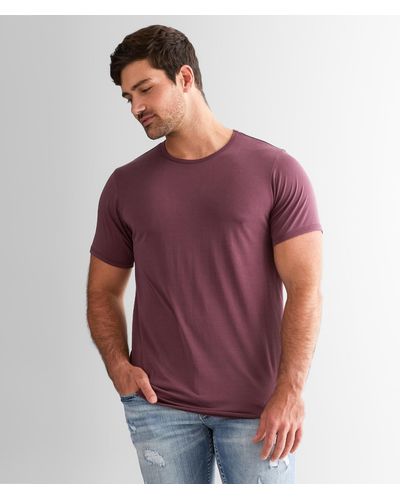 Rustic Dime Long Body T-shirt - Purple