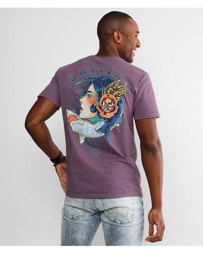 Sullen Siren Shark T-shirt - Purple