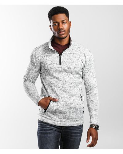 BKE Uriel Sweater Knit Pullover - Gray