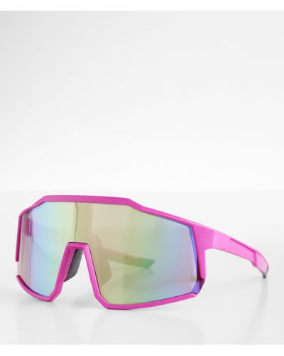 BKE Full Shield Sunglasses - Pink