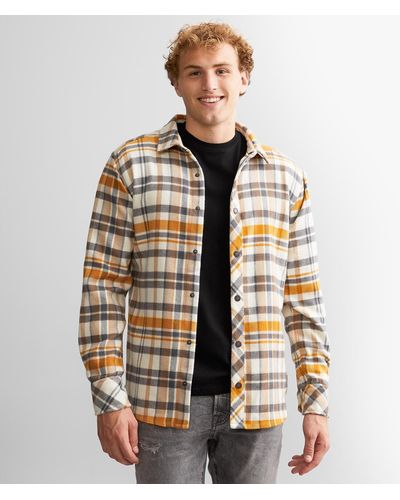 Outpost Makers Flannel Shacket - Natural