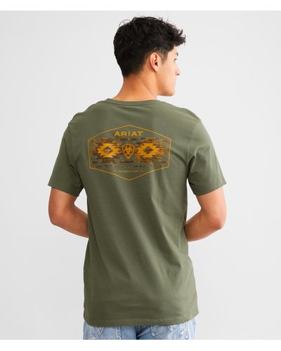 Ariat Wooden Serape T-shirt - Green
