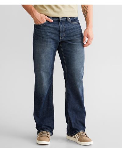 Silver Jeans Co. Zac Relaxed Straight Stretch Jean - Blue