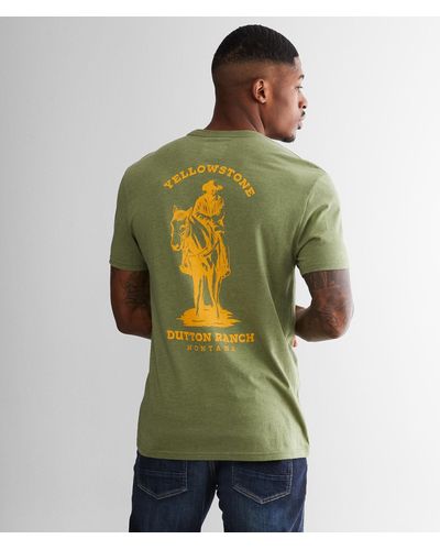Wrangler Yellowstone Cowboy T-shirt - Green