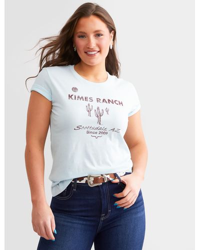 Kimes Ranch Ladies Welcome T-shirt - White