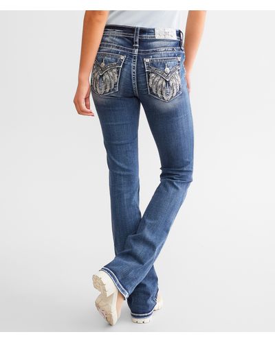 Miss Me Mid-rise Boot Stretch Jean - Blue