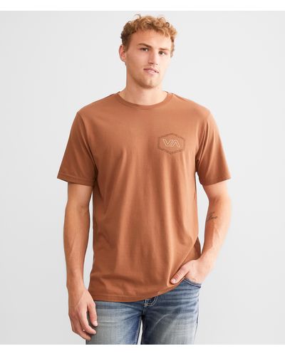 RVCA Hex Code T-shirt - Brown