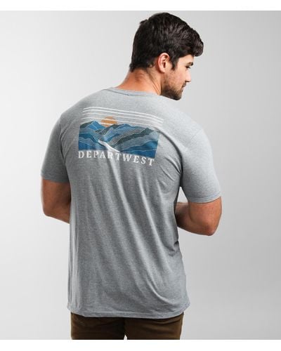 Departwest Blue Ridge Mountains T-shirt - Gray