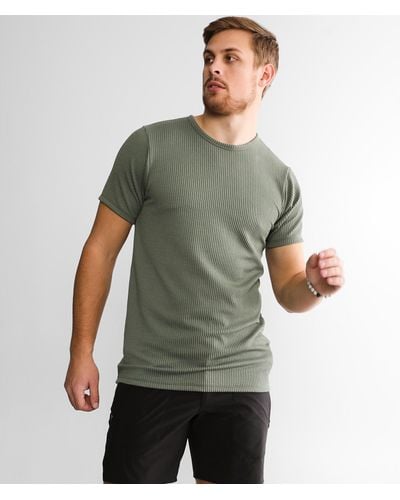 Rustic Dime Textured T-shirt - Green