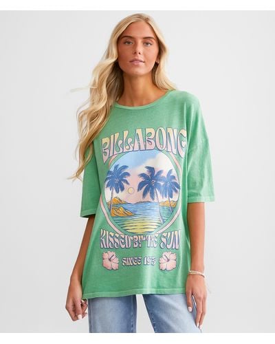 Billabong By The Sun Oversized T-shirt - Green