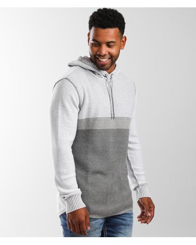 BKE Harrison Hooded Sweater - Gray