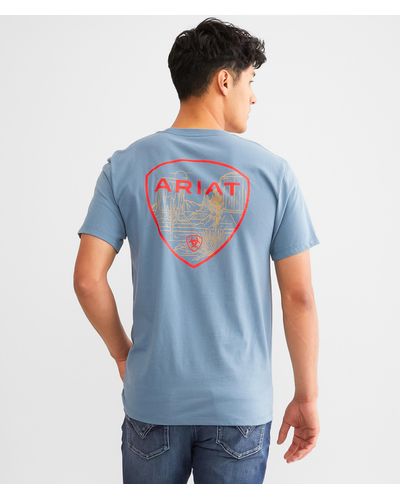 Ariat Monument Valley Shield T-shirt - Blue